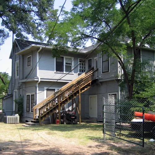 South elevation before restoration