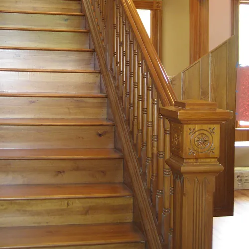 New stair restored to original location