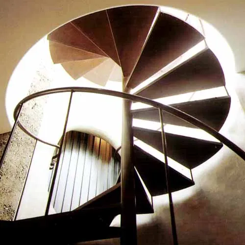 Circular Stair To Private Lounge